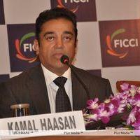Kamal Haasan - Kamal Hassan at Federation of Indian Chambers of Commerce & Industry - Pictures